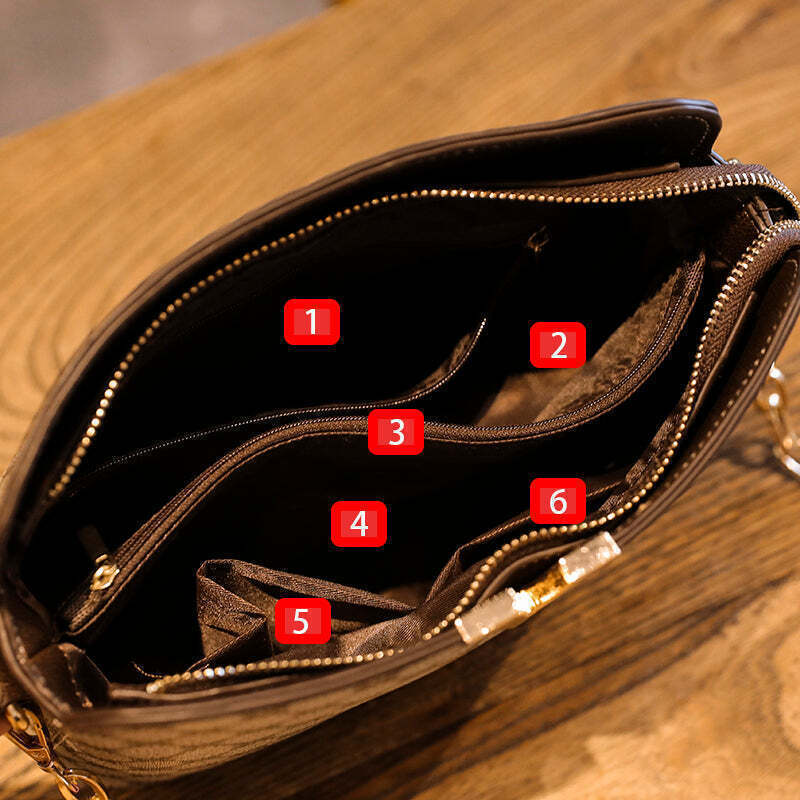Bolsa Feminina de Couro Genuíno - Veneza