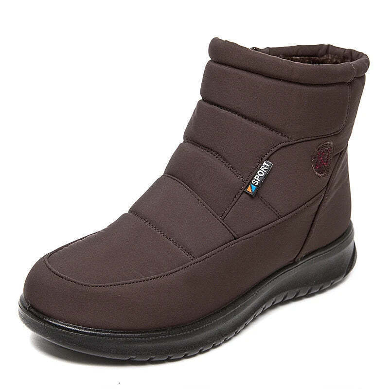 Bota Feminina Térmica com Zíper – Conforto e Proteção no Inverno