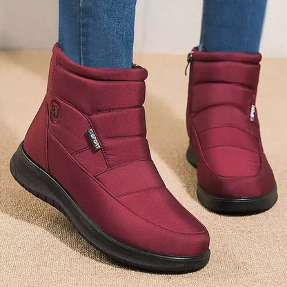 Bota Feminina Térmica com Zíper – Conforto e Proteção no Inverno