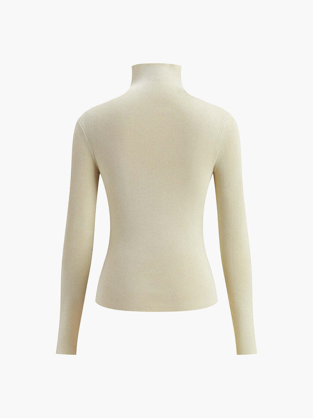 Blusa de Malha Manga Longa Dupla Face