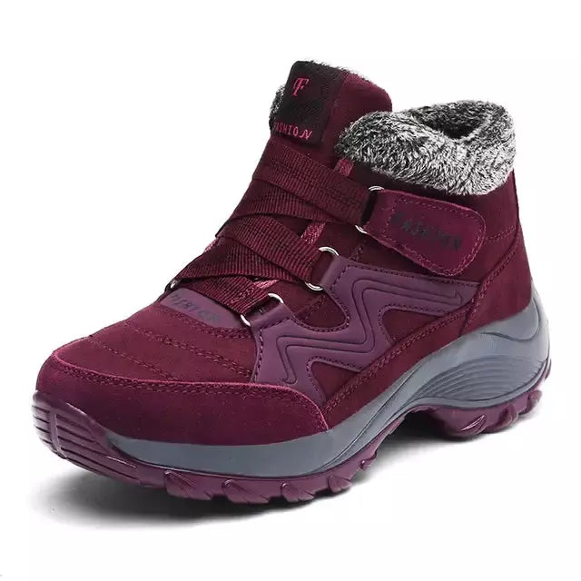 Bota Tênis Feminina de Inverno Impermeável com Forro Peluciado – Conforto e Estilo para Dias Frios