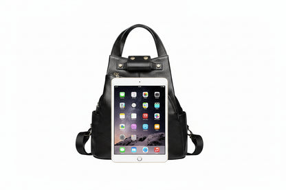 Mochila Feminina FOXER em Couro para Dia a Dia e Viagem