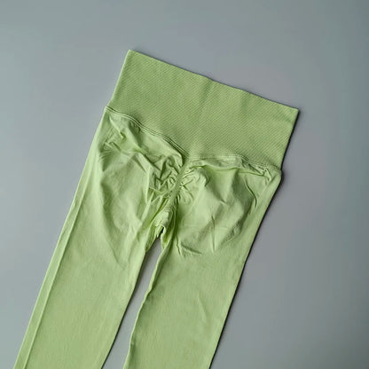 Legging Fitness Scrunch Cós Alto Sem Costura