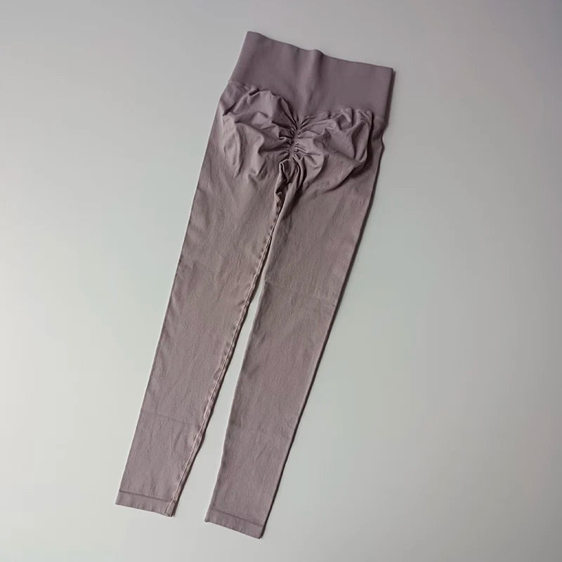 Legging Fitness Scrunch Cós Alto Sem Costura