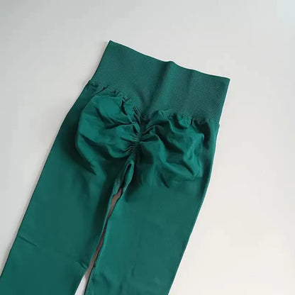 Legging Fitness Scrunch Cós Alto Sem Costura