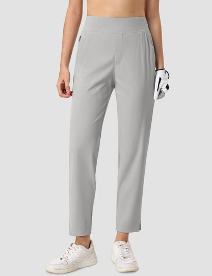 Calça Golf Feminina Tacvasen UPF 50+ Secagem Rápida Cintura Alta