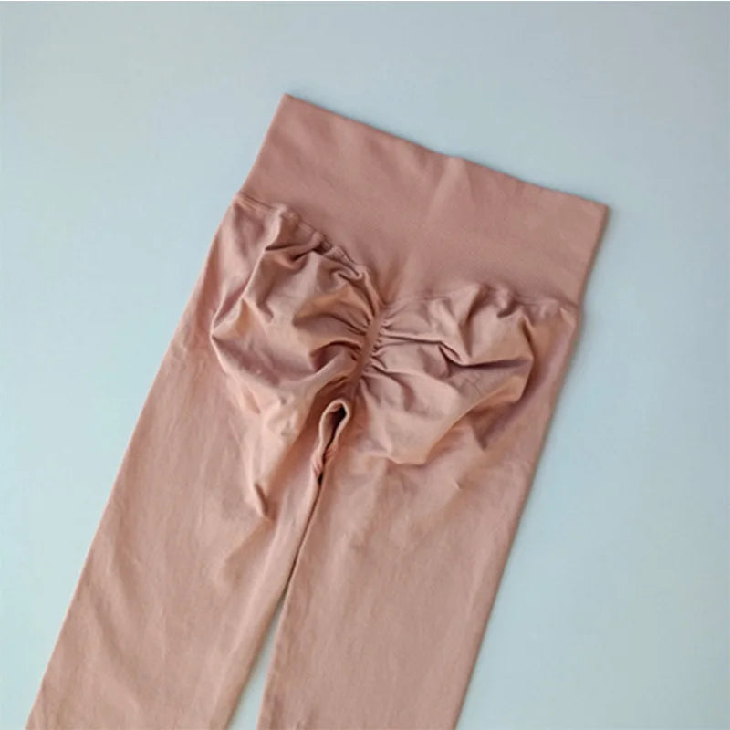 Legging Fitness Scrunch Cós Alto Sem Costura