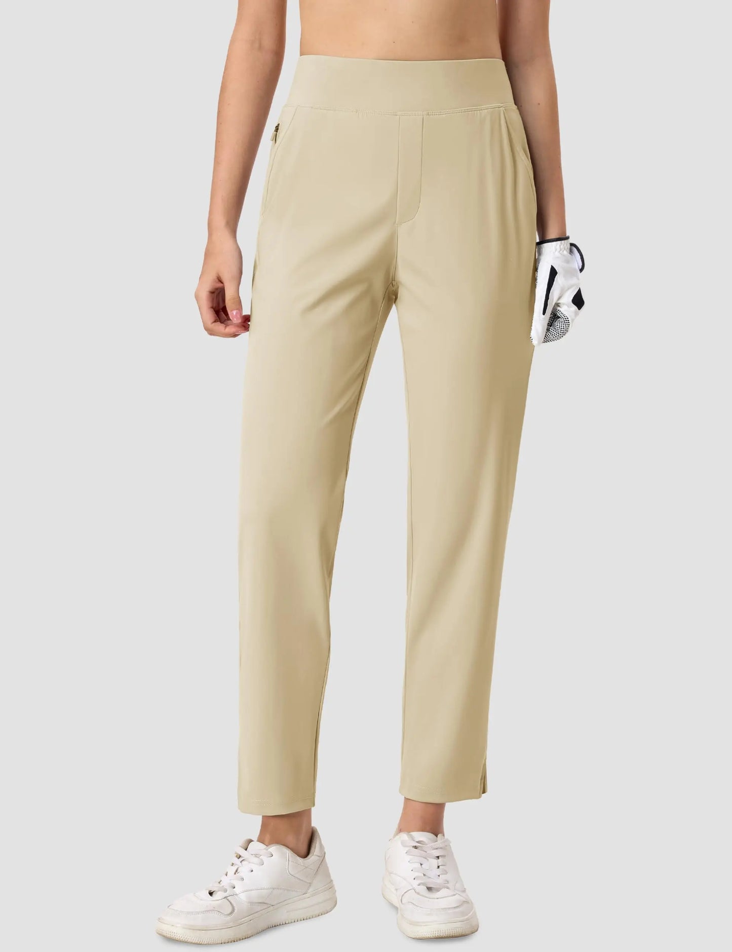 Calça Golf Feminina Tacvasen UPF 50+ Secagem Rápida Cintura Alta