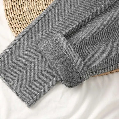 Calça Alfaiataria Feminina Cintura Alta Espinha de Peixe