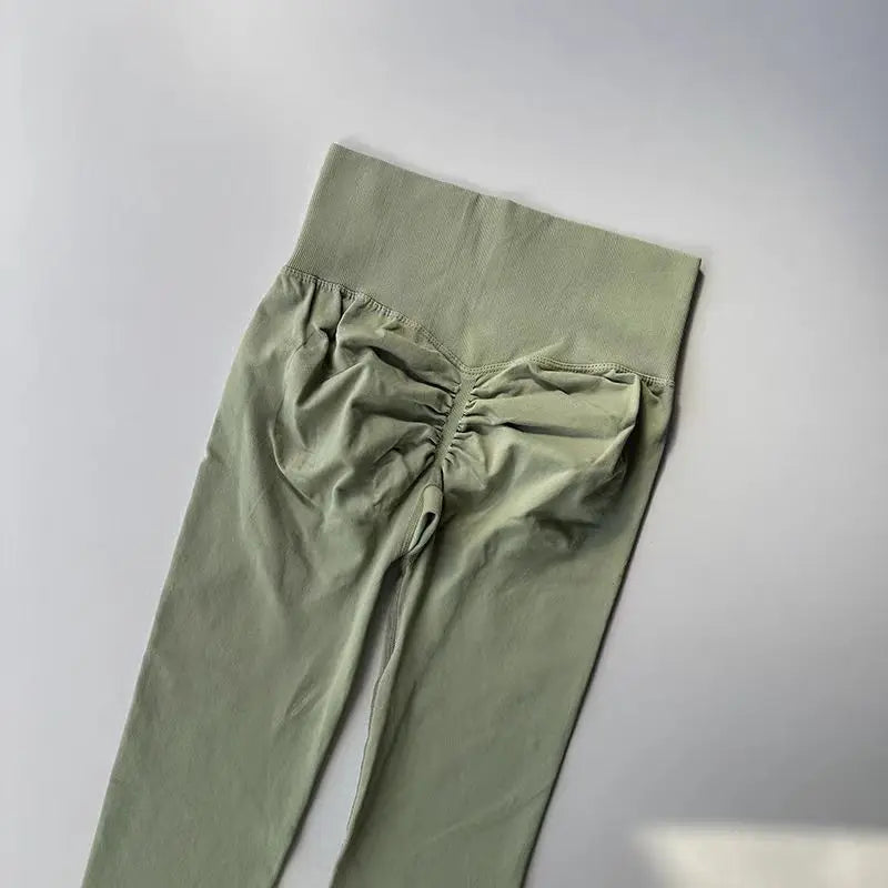 Legging Fitness Scrunch Cós Alto Sem Costura