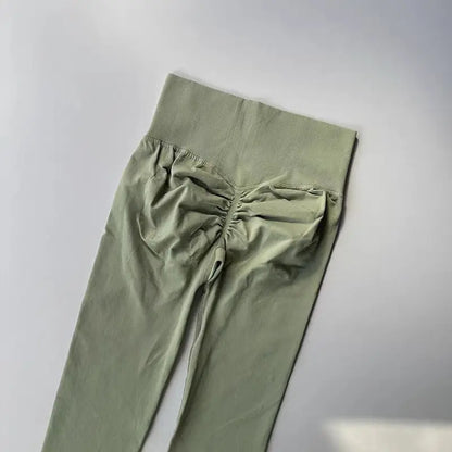 Legging Fitness Scrunch Cós Alto Sem Costura