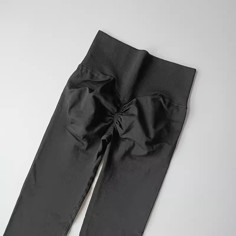 Legging Fitness Scrunch Cós Alto Sem Costura