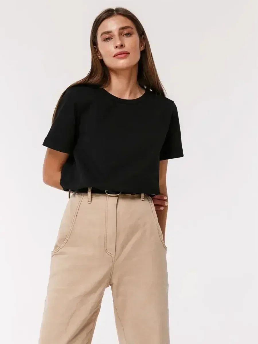 Camiseta Feminina Básica 100% Algodão 230g Bornladies