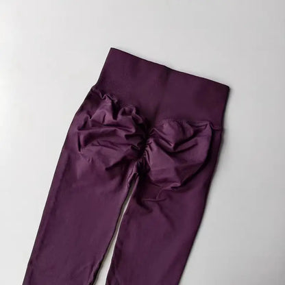 Legging Fitness Scrunch Cós Alto Sem Costura