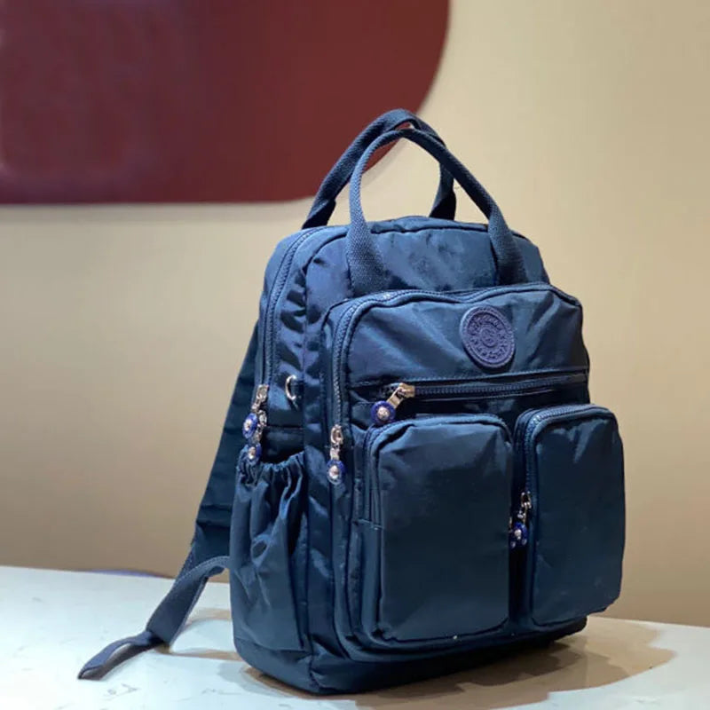Mochila Feminina Impermeável 29L para Escola, Trabalho e Viagem
