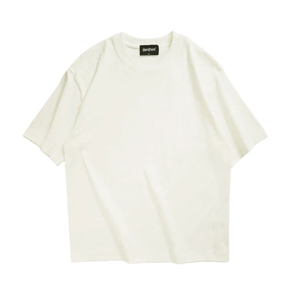 Camiseta Oversized WAVLATII 260G Unissex Streetwear Básica