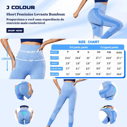 Legging Levanta Bumbum Cintura Alta Fitness Feminina