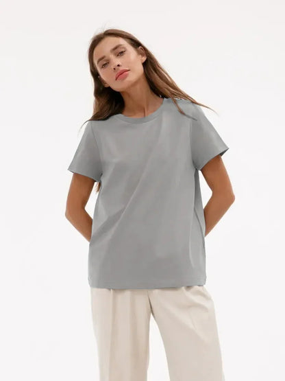 Camiseta Feminina Básica 100% Algodão 230g Bornladies