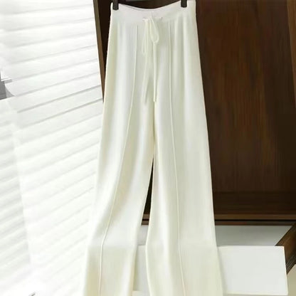 Calça Pantalona Feminina em Lã Merino e Cashmere Inverno