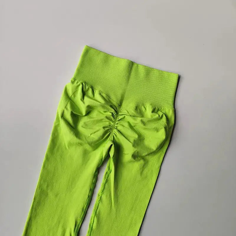 Legging Fitness Scrunch Cós Alto Sem Costura