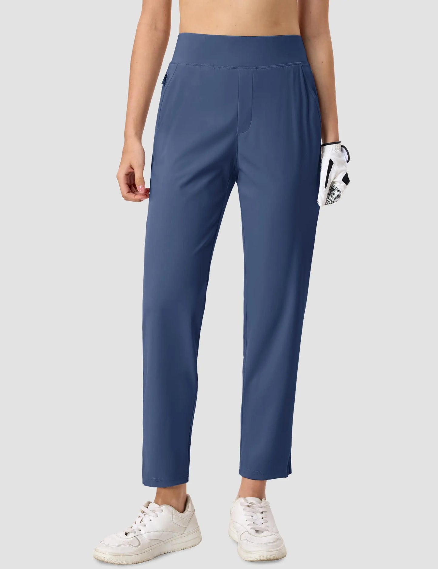 Calça Golf Feminina Tacvasen UPF 50+ Secagem Rápida Cintura Alta