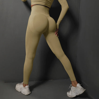 Legging Fitness Scrunch Cós Alto Sem Costura