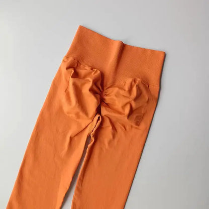 Legging Fitness Scrunch Cós Alto Sem Costura