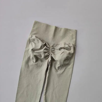 Legging Fitness Scrunch Cós Alto Sem Costura