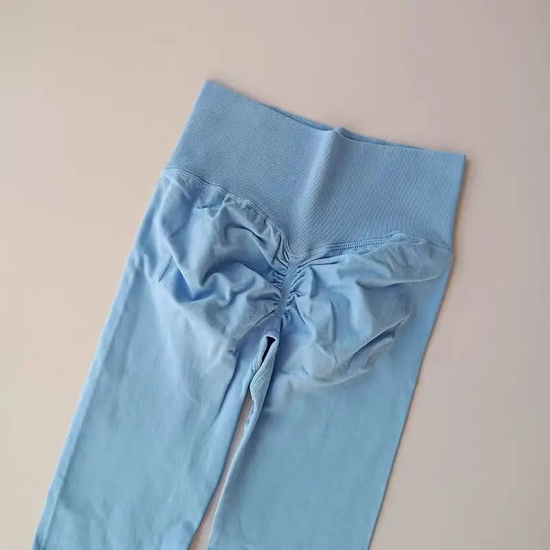 Legging Fitness Scrunch Cós Alto Sem Costura