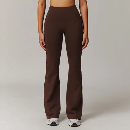 Calça Legging Flare Fitness Cintura Alta Push Up Feminina