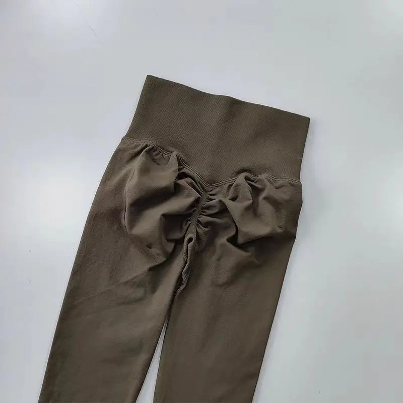Legging Fitness Scrunch Cós Alto Sem Costura