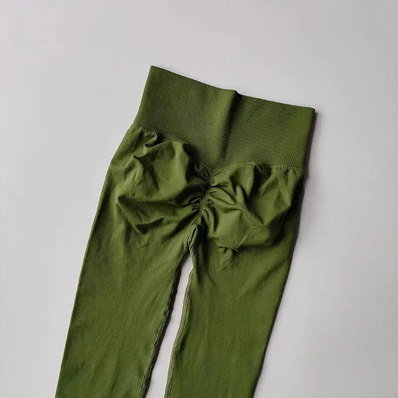 Legging Fitness Scrunch Cós Alto Sem Costura