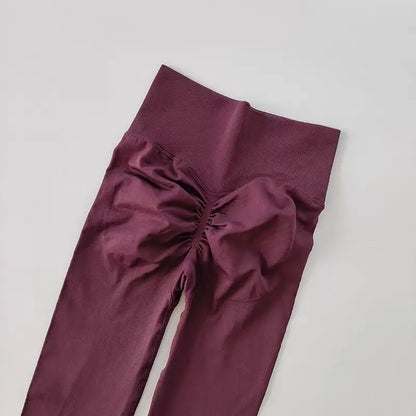 Legging Fitness Scrunch Cós Alto Sem Costura