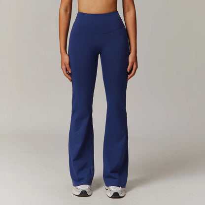 Calça Legging Flare Fitness Cintura Alta Push Up Feminina