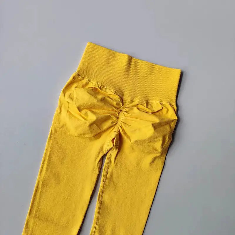 Legging Fitness Scrunch Cós Alto Sem Costura