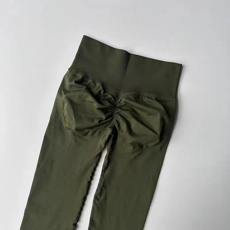 Legging Fitness Scrunch Cós Alto Sem Costura