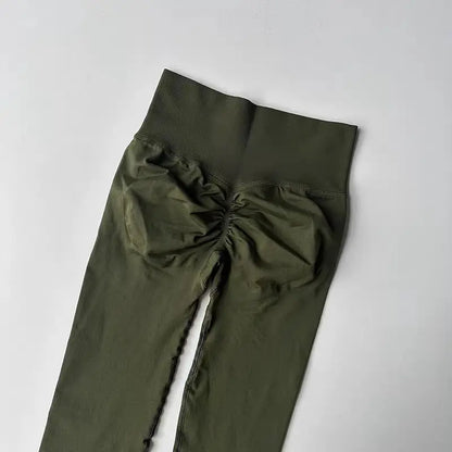 Legging Fitness Scrunch Cós Alto Sem Costura