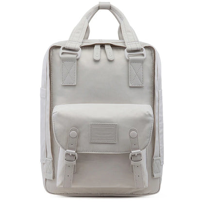 Mochila Feminina Impermeável 14" Estilo Retrô para Notebook e Faculdade