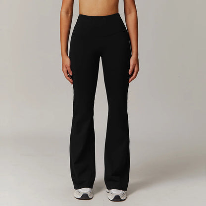 Calça Legging Flare Fitness Cintura Alta Push Up Feminina
