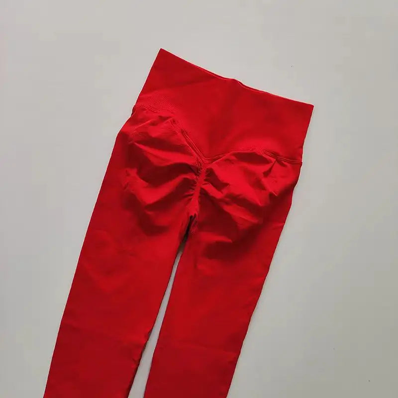 Legging Fitness Scrunch Cós Alto Sem Costura