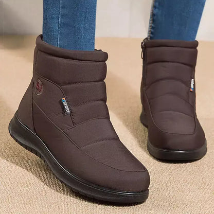 Bota Feminina Térmica com Zíper – Conforto e Proteção no Inverno