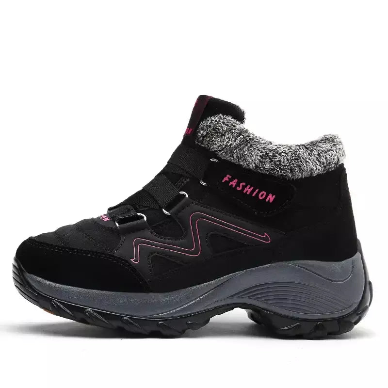 Bota Tênis Feminina de Inverno Impermeável com Forro Peluciado – Conforto e Estilo para Dias Frios
