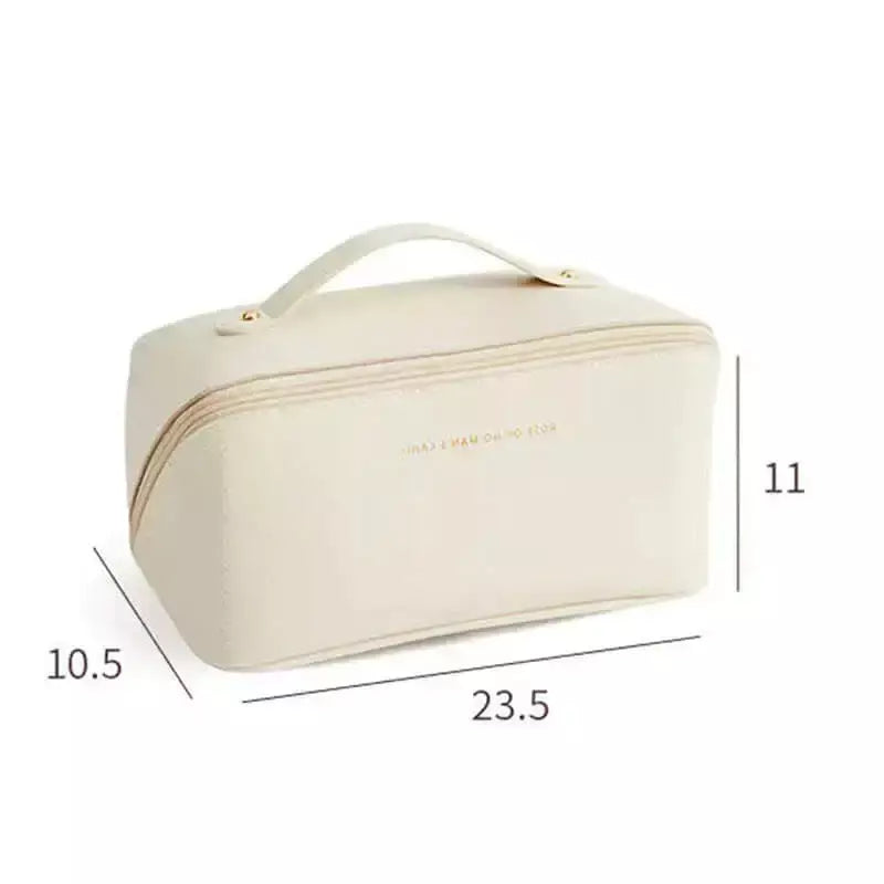 Cosmetic Bag - Bolsa em Couro Organizadora de Skin Care e Maquiagens