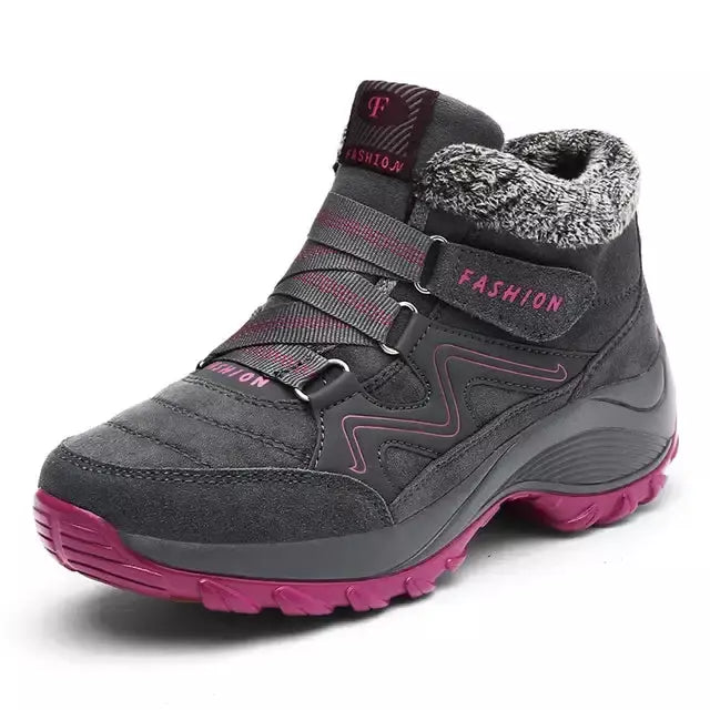 Bota Tênis Feminina de Inverno Impermeável com Forro Peluciado – Conforto e Estilo para Dias Frios