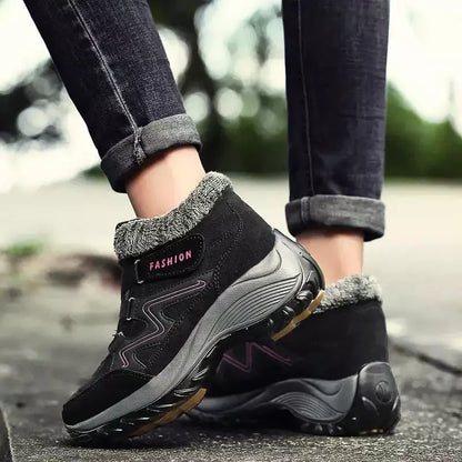 Bota Tênis Feminina de Inverno Impermeável com Forro Peluciado – Conforto e Estilo para Dias Frios