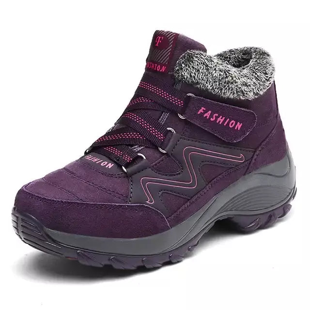 Bota Tênis Feminina de Inverno Impermeável com Forro Peluciado – Conforto e Estilo para Dias Frios